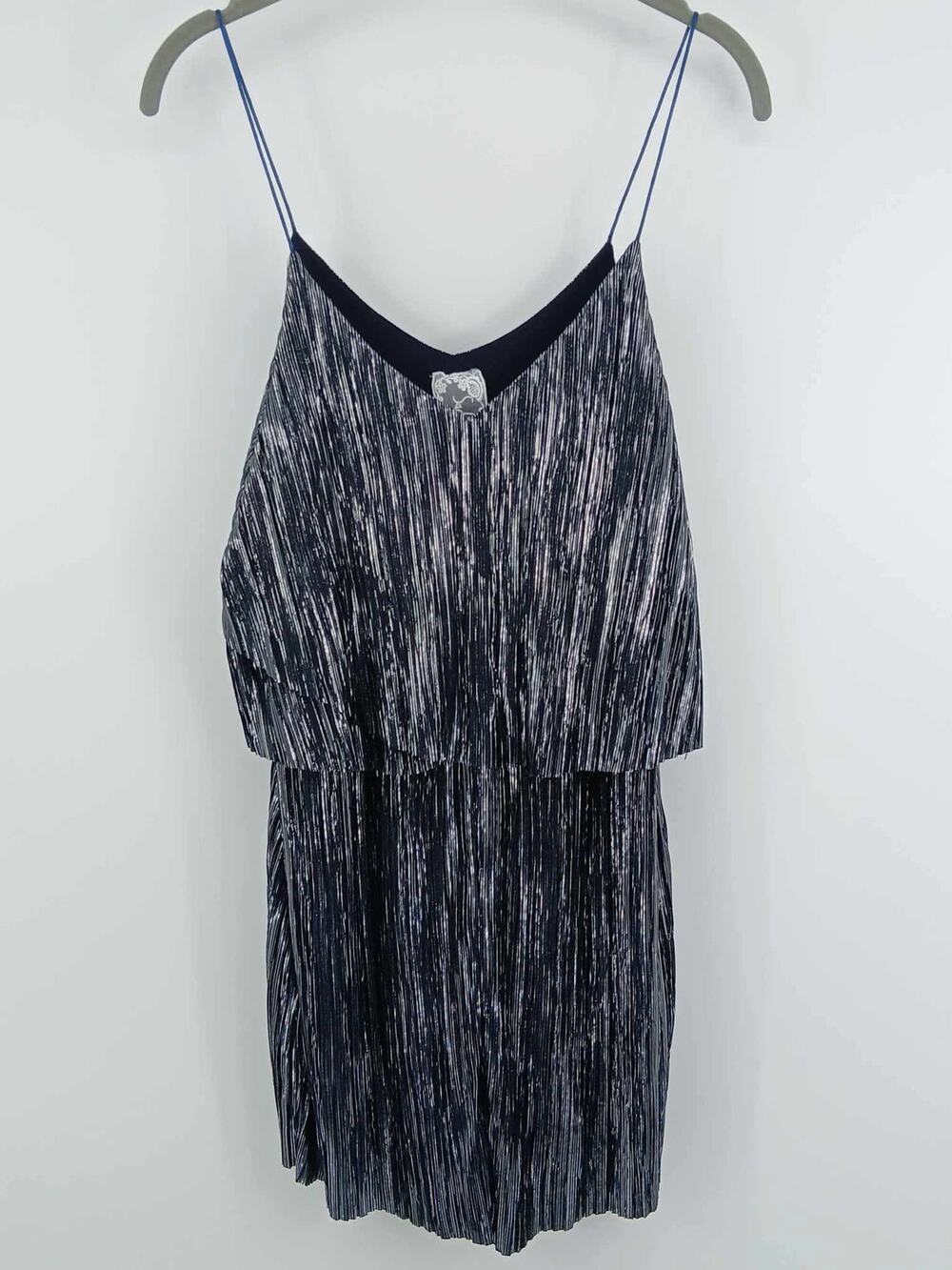 Sadie and sage navy matalic romper (M)